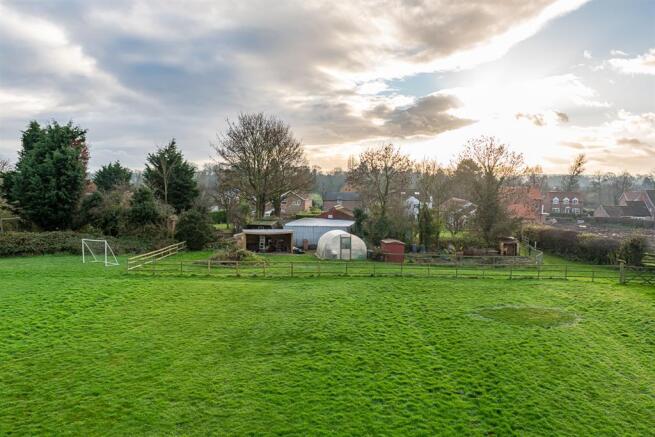 Paddock towards veg garden
