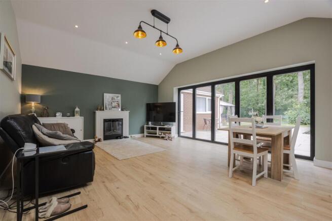 Open plan living area