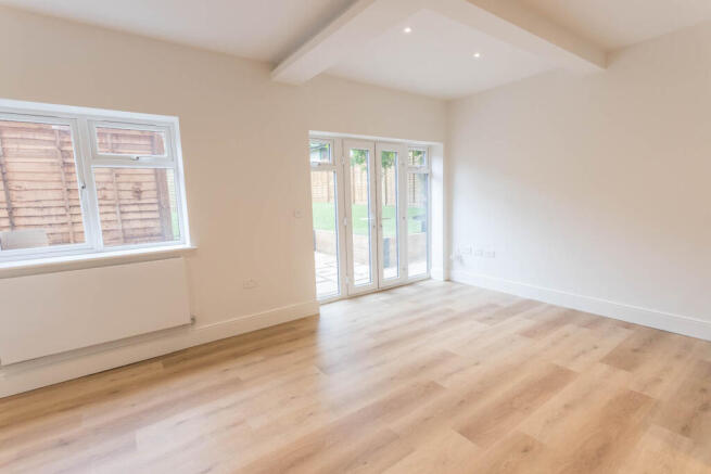 French doors to patio