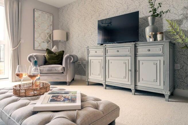 Show home living room
