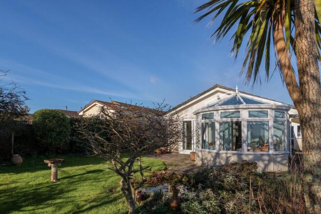 Rear Garden and Conservatory, 3 Start Bay Park, Strete