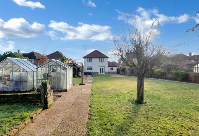 Rear Garden - Green Houses