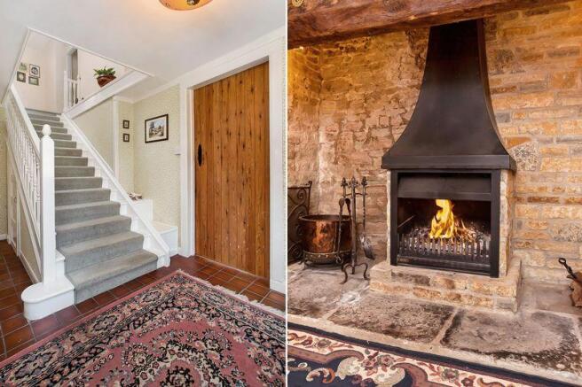 hall/fireplace 