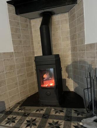 Cosy log burner