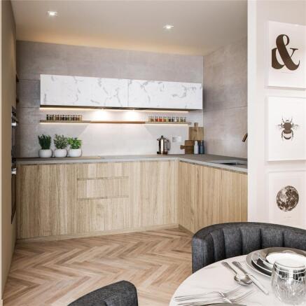 1 Bedroom Kitchen