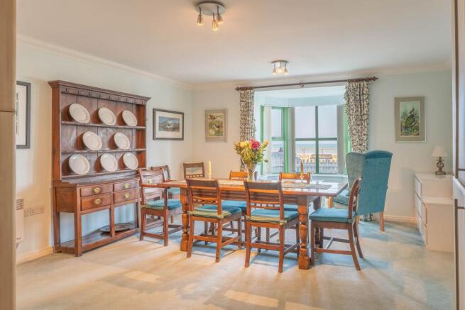 Dining Room with bay to the fore