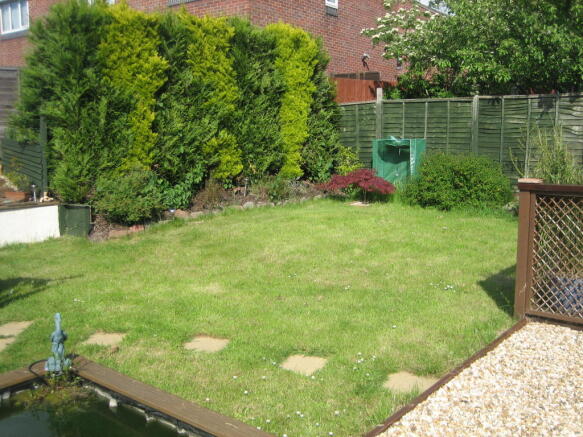Rear garden