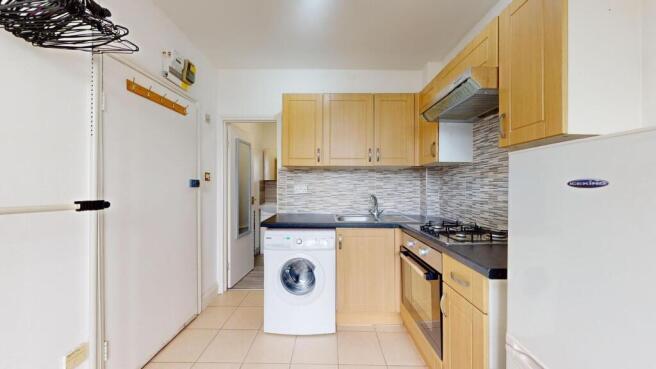 Bright and functional kitchen featuring wooden ...