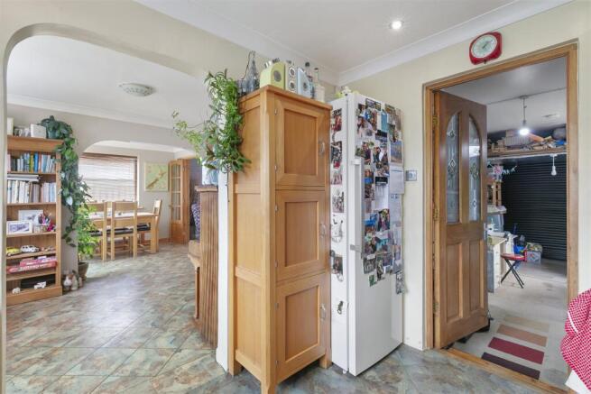 Kitchen to garage / Living & Dining Area