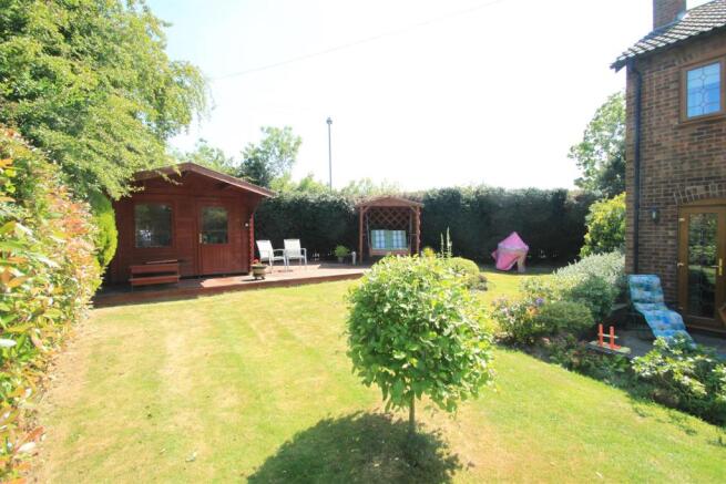 Large Rear garden