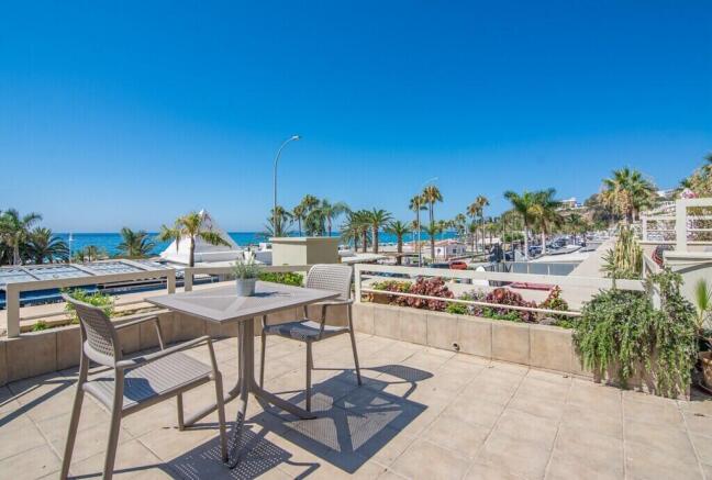Terrace beach view
