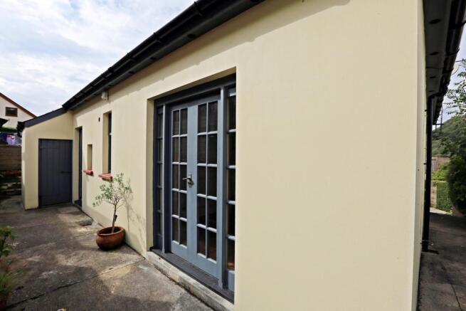 Rear patio doors