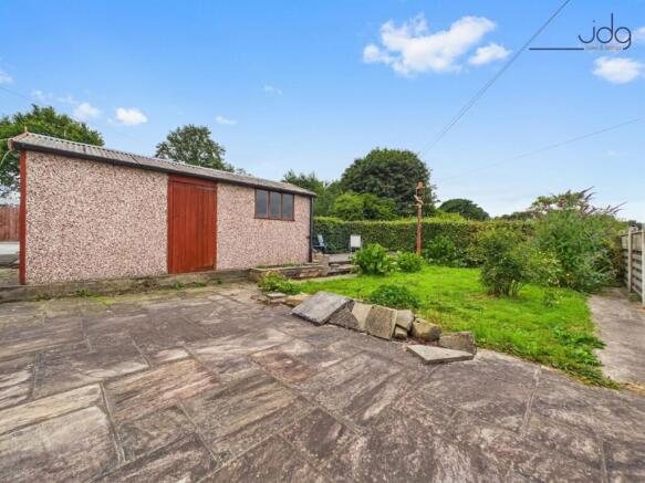 South West Facing Garden and Garage