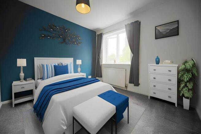 Bedroom Two (Virtually Staged)