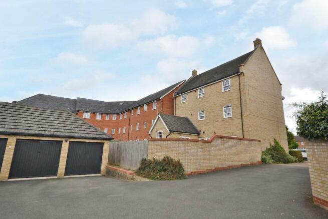 Rear of property and double garage