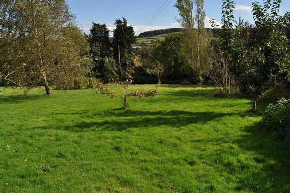 Lower garden area