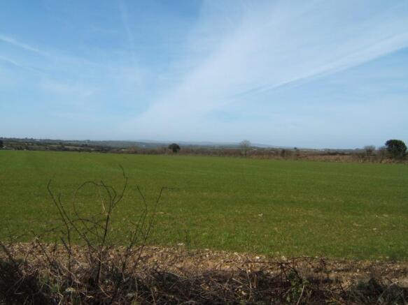 View across farmland