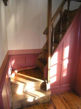 Stairs from dining room