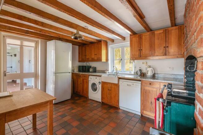Kitchen with door