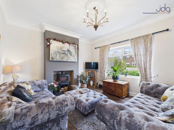 Cosy Lounge with Log Burner