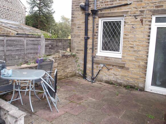 Rear of property