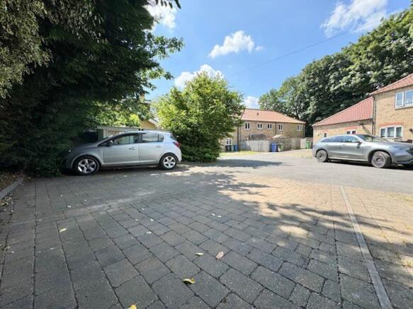 Parking spaces to house