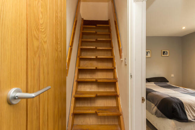 Stairs to bedroom...