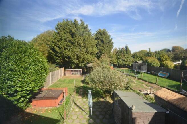 Rear garden: