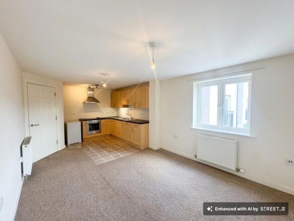 Open plan kitchen / living area