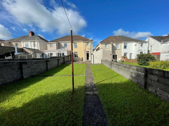Rear view of property