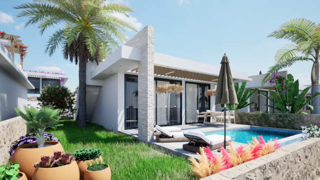 LAST TWO Stunning FRONT LINE 2 Bedroom Villa with Amazing roof Terrace Image 9999 8