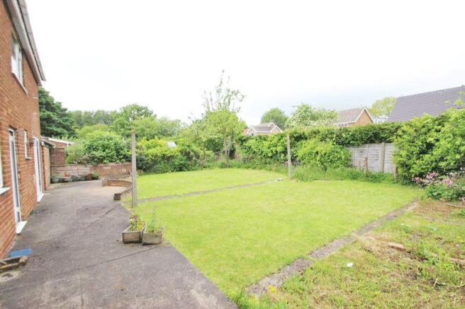 Rear garden