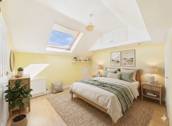 Master Bedroom upstairs
Virtual Staging