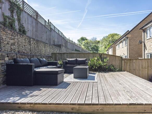 Rear decked area