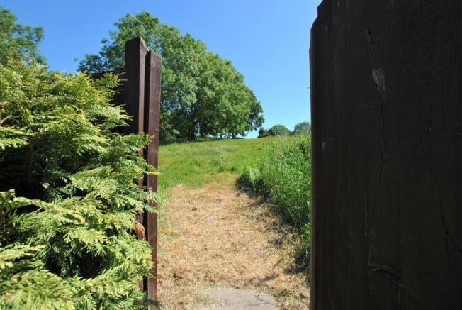 Gate From Rear Garden