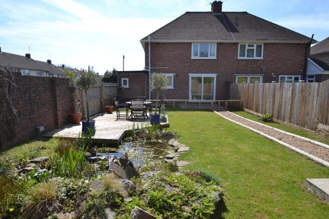 Rear Garden With Decked Terrace