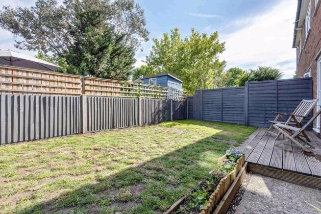 Rear garden sh...