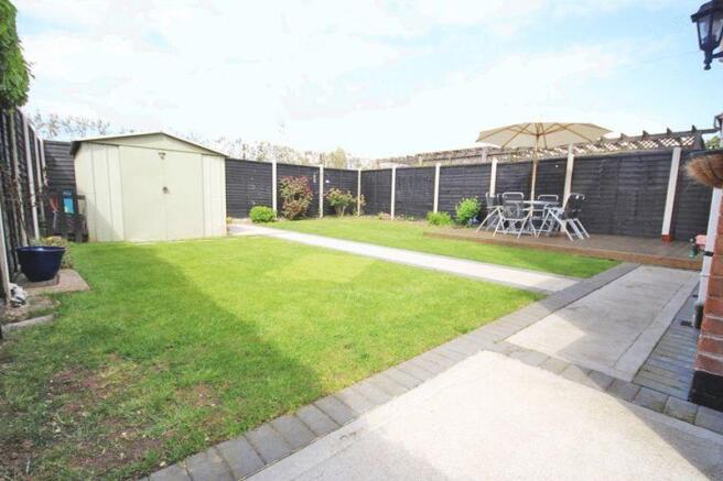 Rear garden