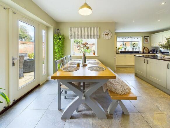 Dining area in the kitchen