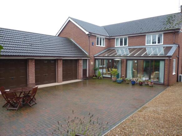 Rear of house