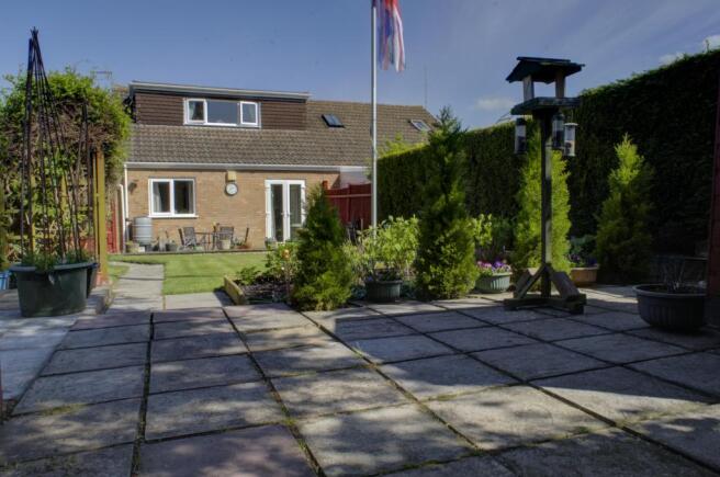 Garden and patio