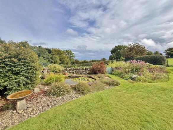 Front gardens and view