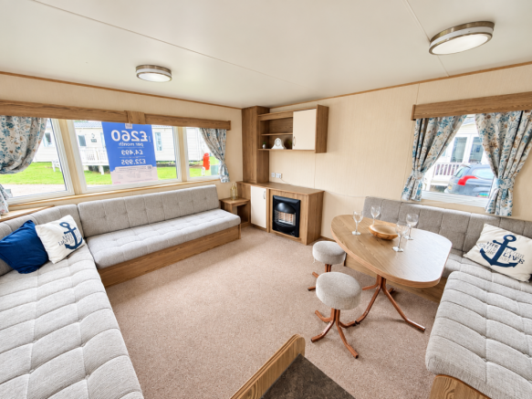 Spacious Open Plan Lounge And Dining Area In The A