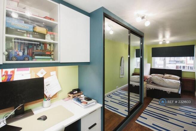 Bedroom 1 With Corner Office