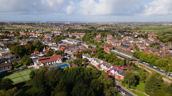 Distant front aerial