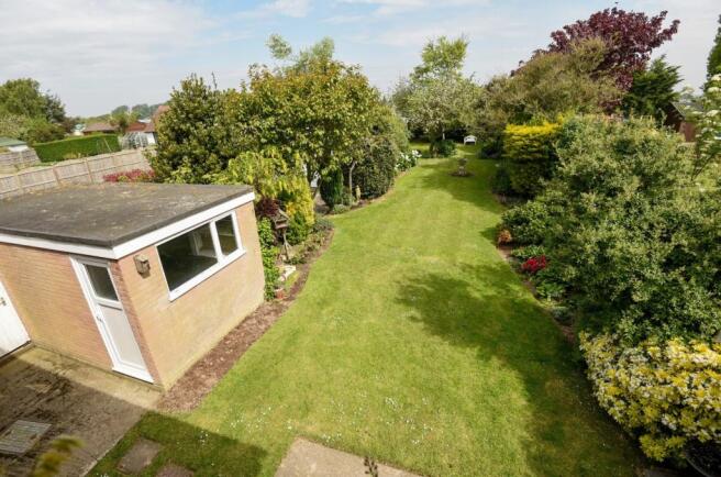 rear garden-elevated