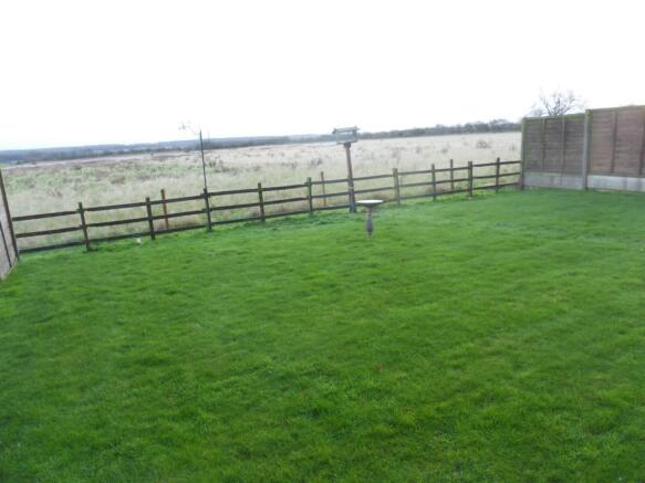Rear Garden and open view