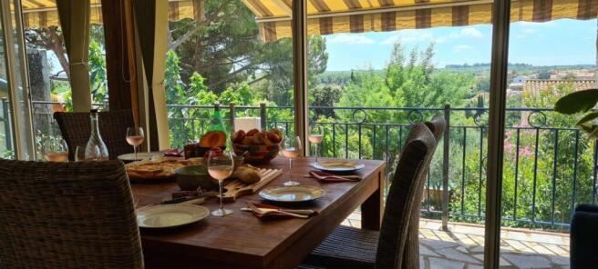 Veranda avec vue