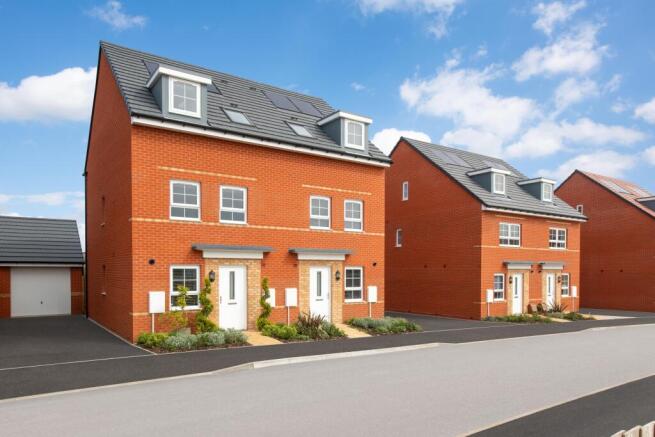 Exterior view of our 3 bed Norbury & Kingsville homes