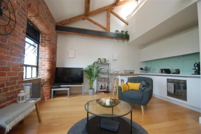 Open plan living area